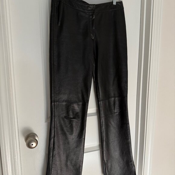 VAKKO Sport genuine Leather Pants, Women's size 6 - Picture 1 of 10